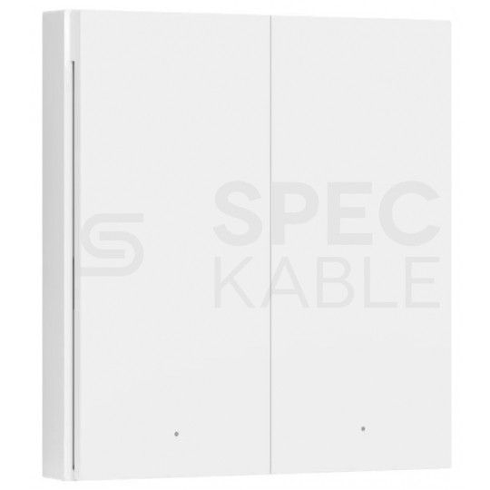 AQARA Przełącznik ścienny 2-przyciskowy (bezprzewodowy) biały