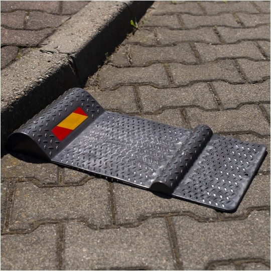 Asystent parkowania Ogranicznik podłogowy do kół 14"-20" gumowy Odbojnik do garażu