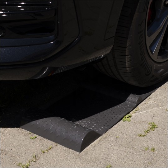 Asystent parkowania Ogranicznik podłogowy do kół 14"-20" gumowy Odbojnik do garażu