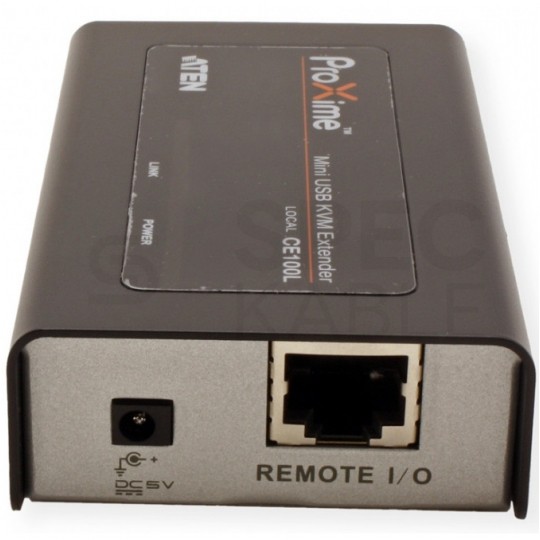 ATEN Przedłużacz KVM 100m VGA+USB na kabel LAN kat.5e (skrętkę) Konwerter aktywny VGA + 2xUSB -> LAN -> VGA + USB typ B Komplet (nadajnik TX + odbiornik RX)