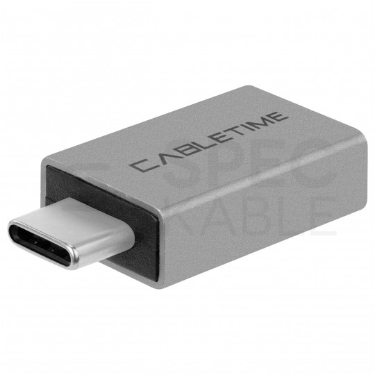 AUDA CableTime Adapter OTG Przejściówka USB 3.0 A / typ-C (gniazdo / wtyk) Quick Charge 3.0 Power Delivery (3A 60W)
