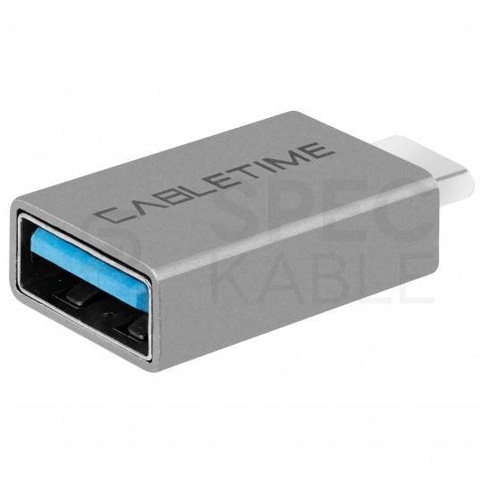 AUDA CableTime Adapter OTG Przejściówka USB 3.0 A / typ-C (gniazdo / wtyk) Quick Charge 3.0 Power Delivery (3A 60W)