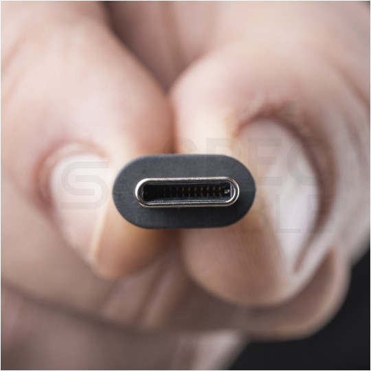 AUDA CableTime Adapter USB 3.1 typ-C -> HDMI 4K@30 (wtyk / gniazdo) szary 15cm