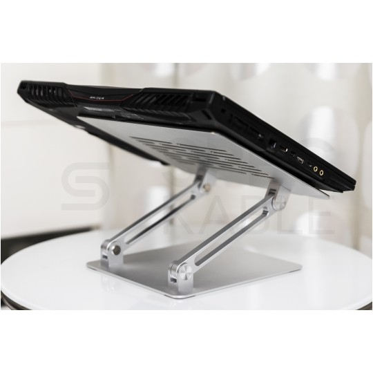 AUDA CableTime Ergonomiczna podstawka pod laptopa szara