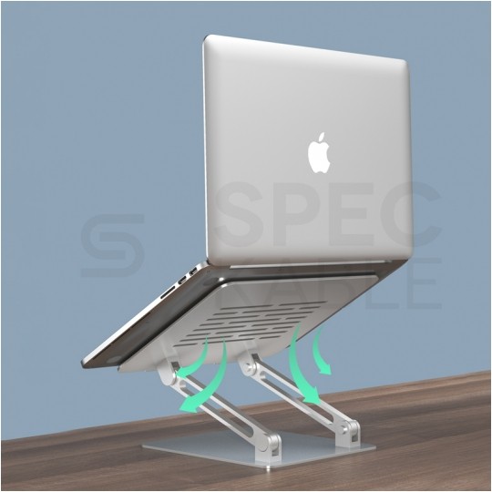 AUDA CableTime Ergonomiczna podstawka pod laptopa szara