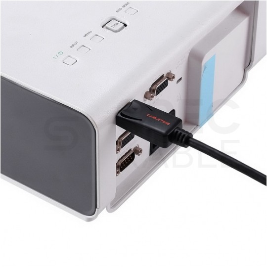 AUDA CableTime Kabel DisplayPort 1.2 / HDMI FHD@60 (wtyk / wtyk) czarny 3m