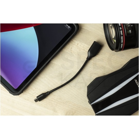 AUDA CableTime Kabel OTG Adapter USB 3.0 A / typ-C (gniazdo / wtyk) Quick Charge 3.0 3A 17cm