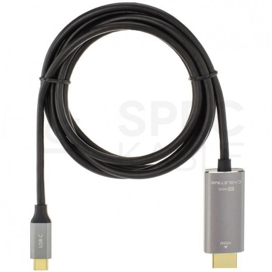 AUDA CableTime Kabel USB 3.1 typ-C / HDMI 2.0 4K@60 (wtyk / wtyk) 1,8m