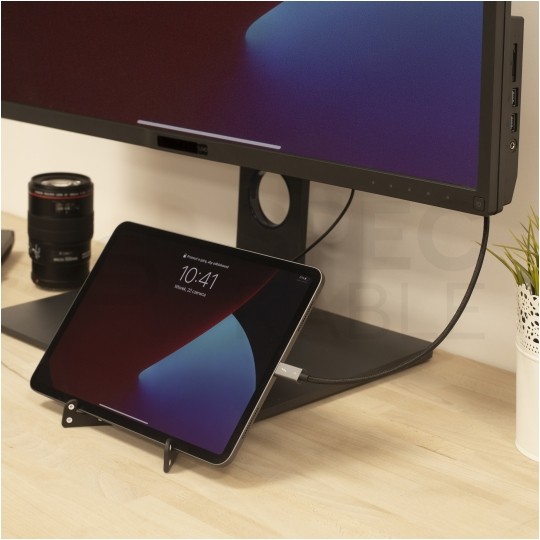 AUDA CableTime Kabel USB typ-C ThunderBolt 3 (wtyk / wtyk) Power Delivery 2.0 (5A 100W) 5K@60 czarny 0.5m