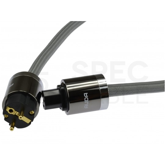 AUDA Hi-End Kabel zasilający Premium do wzmacniaczy AUDIO 230V 10A z wtykiem IEC320 C13 2,5m