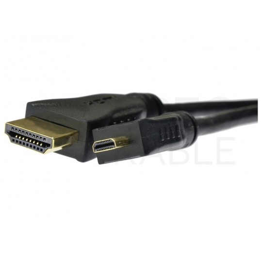 AUDA Home Kabel Micro HDMI - HDMI 1.4 Full HD 4K@24 1,5m