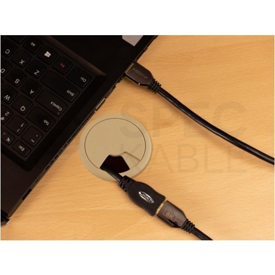 AUDA Home Przedłużacz HDMI 1.4 Full HD 4K@24 (wtyk / gniazdo) 0,1m 10cm