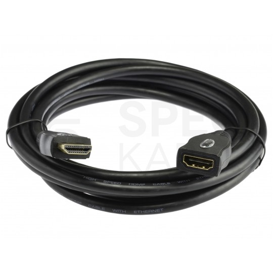 AUDA Home Przedłużacz HDMI 1.4 Full HD 4K@24 (wtyk / gniazdo) 1,5m