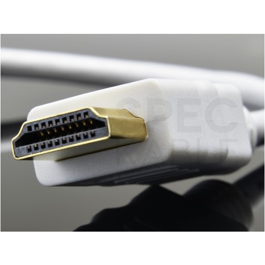 AUDA Optimum Adapter HDMI -> SVGA (D-Sub 15-pin) Full HD (wtyk / gniazdo) biały 23cm