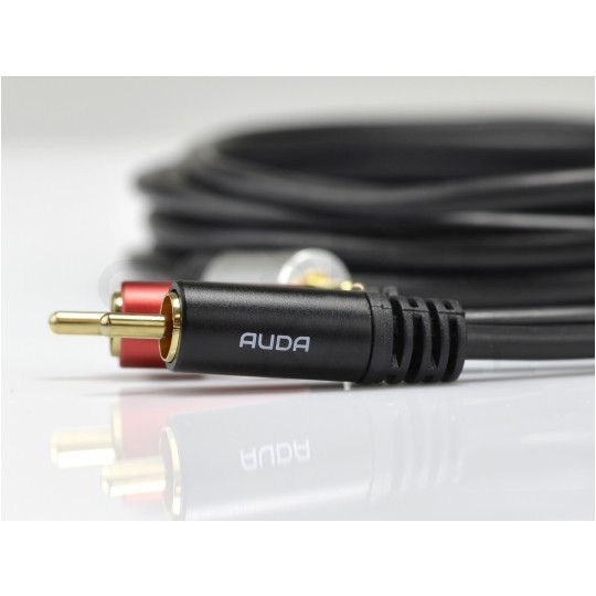 AUDA Optimum Kabel Audio AUX mini Jack 3,5mm Stereo (wtyk) / 2x RCA Cinch (wtyk) 7m