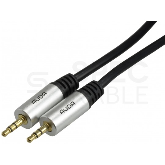 AUDA Optimum Kabel Audio AUX mini Jack 3,5mm Stereo (wtyk / wtyk) 1,5m