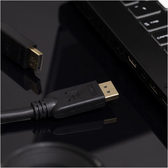 AUDA Optimum Kabel DisplayPort 1.2 4K Premium High Speed 4K@60 5m