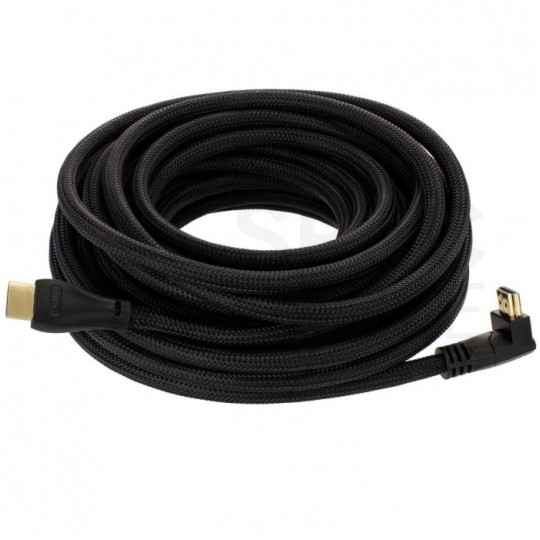 AUDA Optimum Kabel HDMI 1.4 High Speed Full HD 4K@24 kątowy 270° 10m