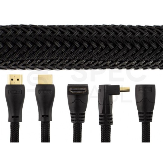 AUDA Optimum Kabel HDMI 1.4 High Speed Full HD 4K@24 kątowy 270° 3m