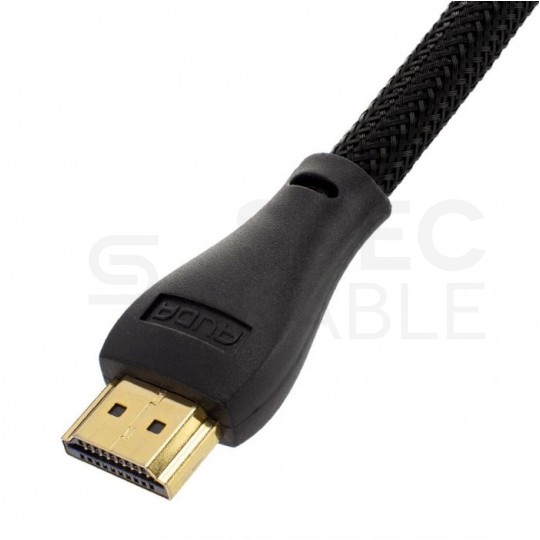 AUDA Optimum Kabel HDMI 1.4 High Speed Full HD 4K@24 kątowy 270° 7,5m