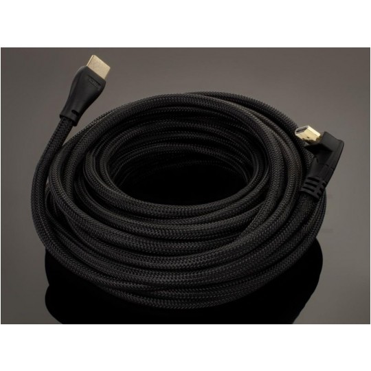 AUDA Optimum Kabel HDMI 1.4 High Speed Full HD 4K@24 kątowy 270° 7,5m