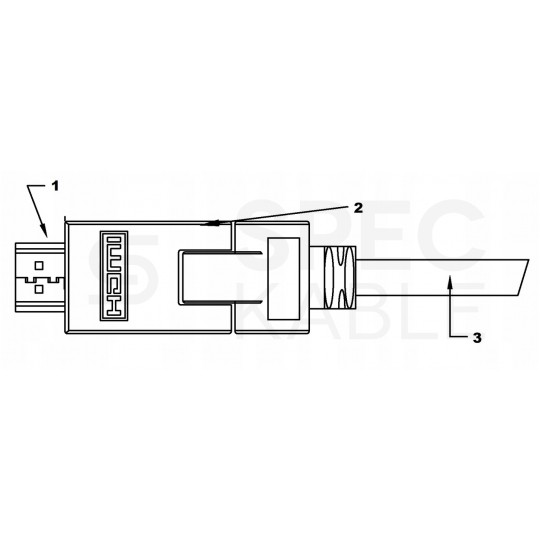 AUDA Optimum Kabel HDMI 1.4 High Speed Full HD 4K@24 kątowy regulowany 180° 1,5m