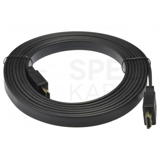AUDA Optimum Kabel HDMI 1.4 High Speed Full HD 4K@24 płaski 10m