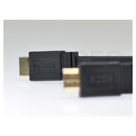 AUDA Optimum Kabel HDMI 1.4 High Speed Full HD 4K@24 płaski 10m