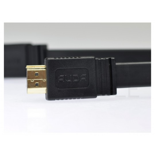 AUDA Optimum Kabel HDMI 1.4 High Speed Full HD 4K@24 płaski 3m