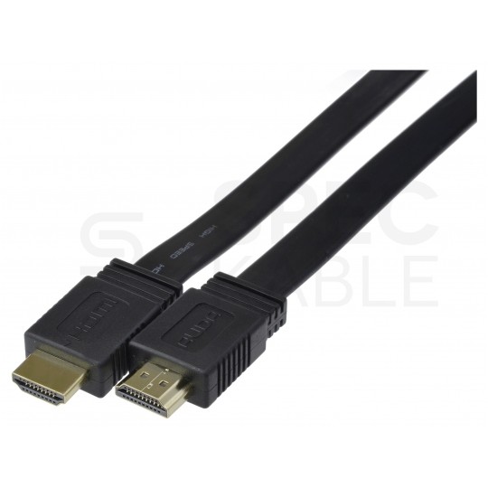AUDA Optimum Kabel HDMI 1.4 High Speed Full HD 4K@24 płaski 3m