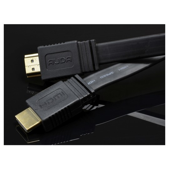 AUDA Optimum Kabel HDMI 1.4 High Speed Full HD 4K@24 płaski 5m