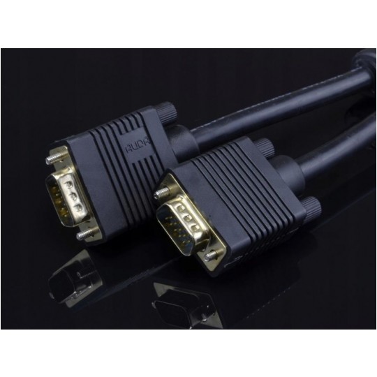 AUDA Optimum Kabel SVGA (D-Sub 15-pin) FHD@60 czarny 15m