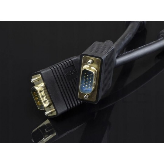 AUDA Optimum Kabel SVGA (D-Sub 15-pin) FHD@60 czarny 7m