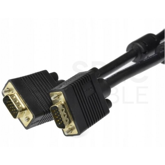 AUDA Optimum Kabel SVGA (D-Sub 15-pin) FHD@60 czarny 7m
