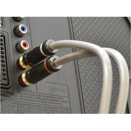 AUDA Prestige Kabel Audio 2x RCA Cinch (wtyk) / 2x RCA Cinch (wtyk) 3m