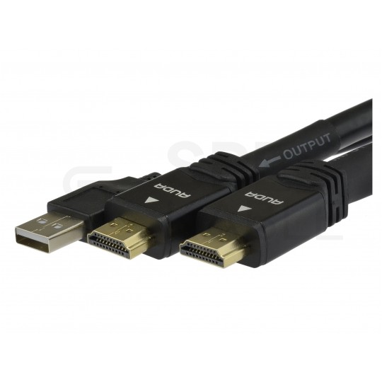 AUDA Prestige Kabel HDMI 1.4a Premium High Speed Full HD 4K@24 45m ze wzmacniaczem USB