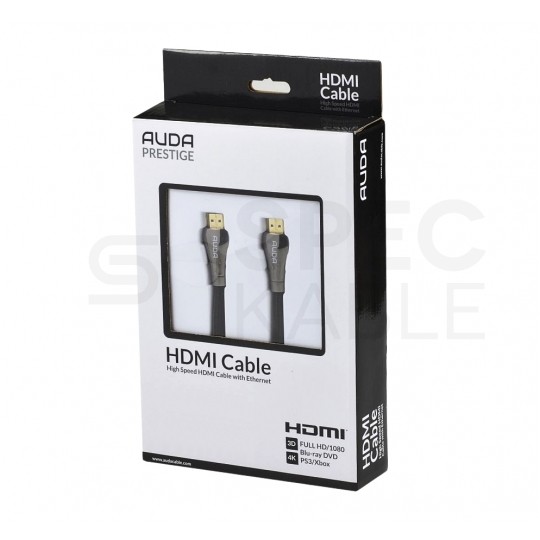 AUDA Prestige Kabel HDMI 2.0 4K Premium High Speed Ultra HD 4K@60 0,5m