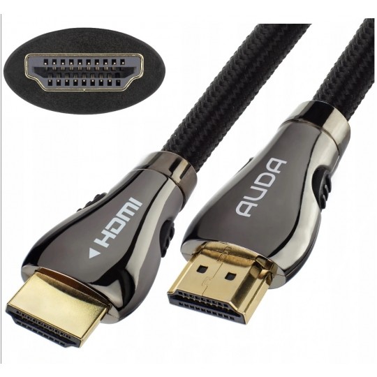 AUDA Prestige Kabel HDMI 2.0 4K Premium High Speed Ultra HD 4K@60 1m