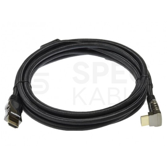 AUDA Prestige Kabel HDMI 2.0 4K Premium High Speed Ultra HD 4K@60 kątowy 270° 1m