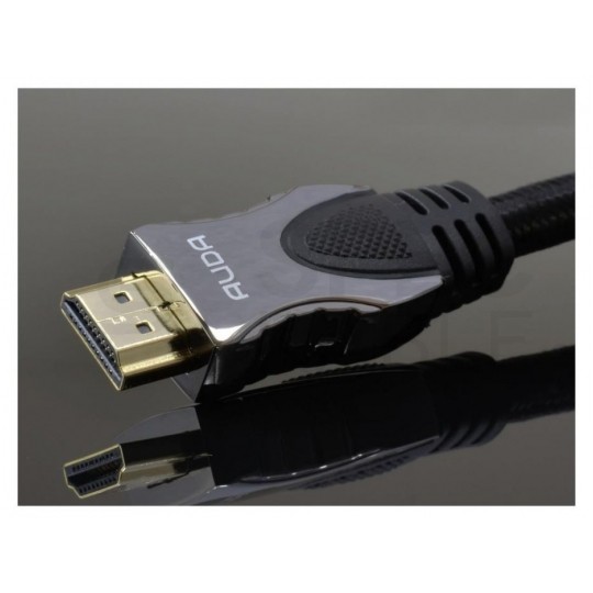 AUDA Prestige Kabel HDMI 2.0 4K Premium High Speed Ultra HD 4K@60 kątowy 270° 1m
