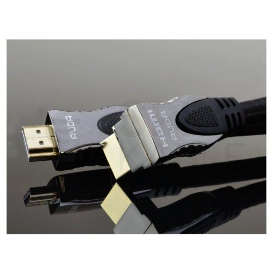 AUDA Prestige Kabel HDMI 2.0 4K Premium High Speed Ultra HD 4K@60 kątowy 270° 2m