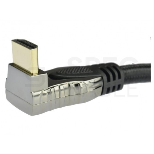 AUDA Prestige Kabel HDMI 2.0 4K Premium High Speed Ultra HD 4K@60 kątowy 270° 2m