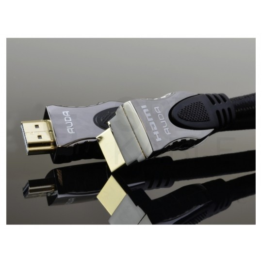 AUDA Prestige Kabel HDMI 2.0 4K Premium High Speed Ultra HD 4K@60 kątowy 270° 3m