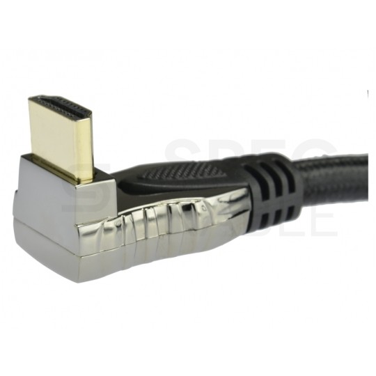 AUDA Prestige Kabel HDMI 2.0 4K Premium High Speed Ultra HD 4K@60 kątowy 270° 3m