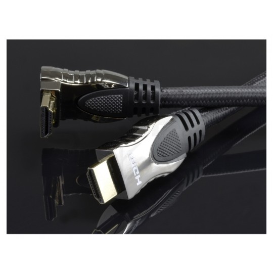 AUDA Prestige Kabel HDMI 2.0 4K Premium High Speed Ultra HD 4K@60 kątowy 270° 3m
