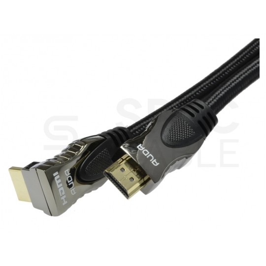AUDA Prestige Kabel HDMI 2.0 4K Premium High Speed Ultra HD 4K@60 kątowy 270° 5m