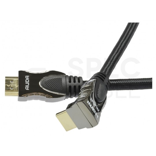 AUDA Prestige Kabel HDMI 2.0 4K Premium High Speed Ultra HD 4K@60 kątowy 270° 5m