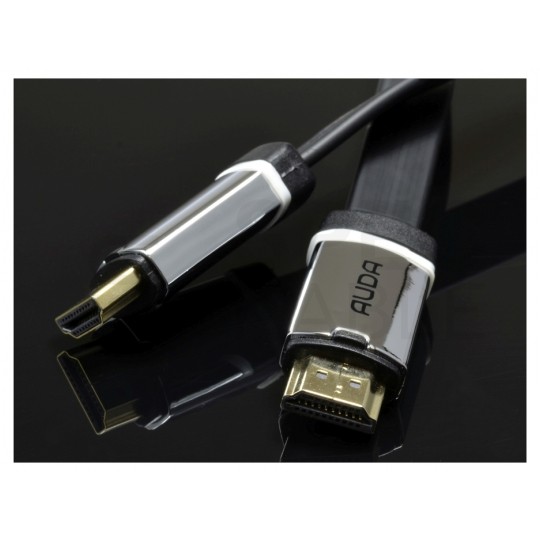 AUDA Prestige Kabel HDMI 2.0 4K Premium High Speed Ultra HD 4K@60 płaski 3m