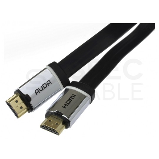 AUDA Prestige Kabel HDMI 2.0 4K Premium High Speed Ultra HD 4K@60 płaski 3m