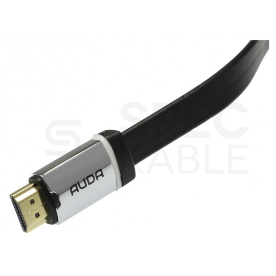 AUDA Prestige Kabel HDMI 2.0 4K Premium High Speed Ultra HD 4K@60 płaski 7,5m